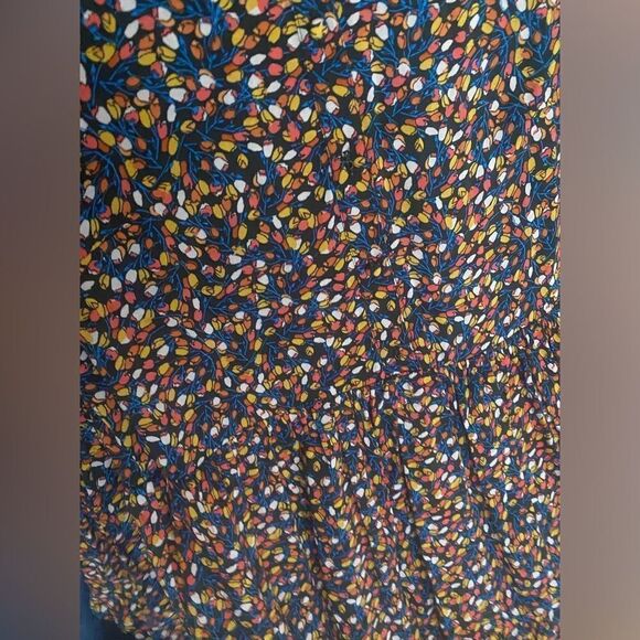 Free People Women’s Print Floral Boho Maxi Dress Multicolored Sz XS Long Sleeve - Picture 12 of 12